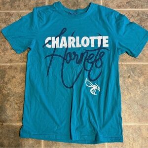 Charlotte Hornets Teal Graphic T-Shirt men’s size L